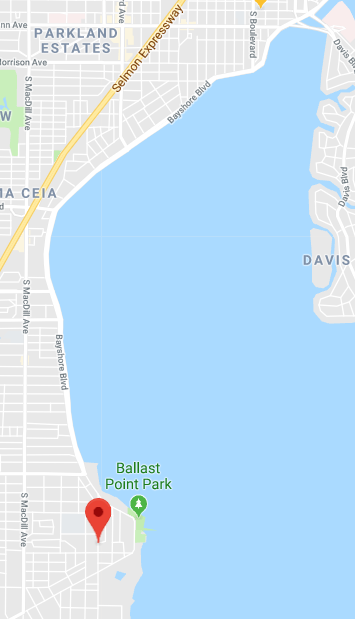 Bayshore Computer Repair near me tampa map